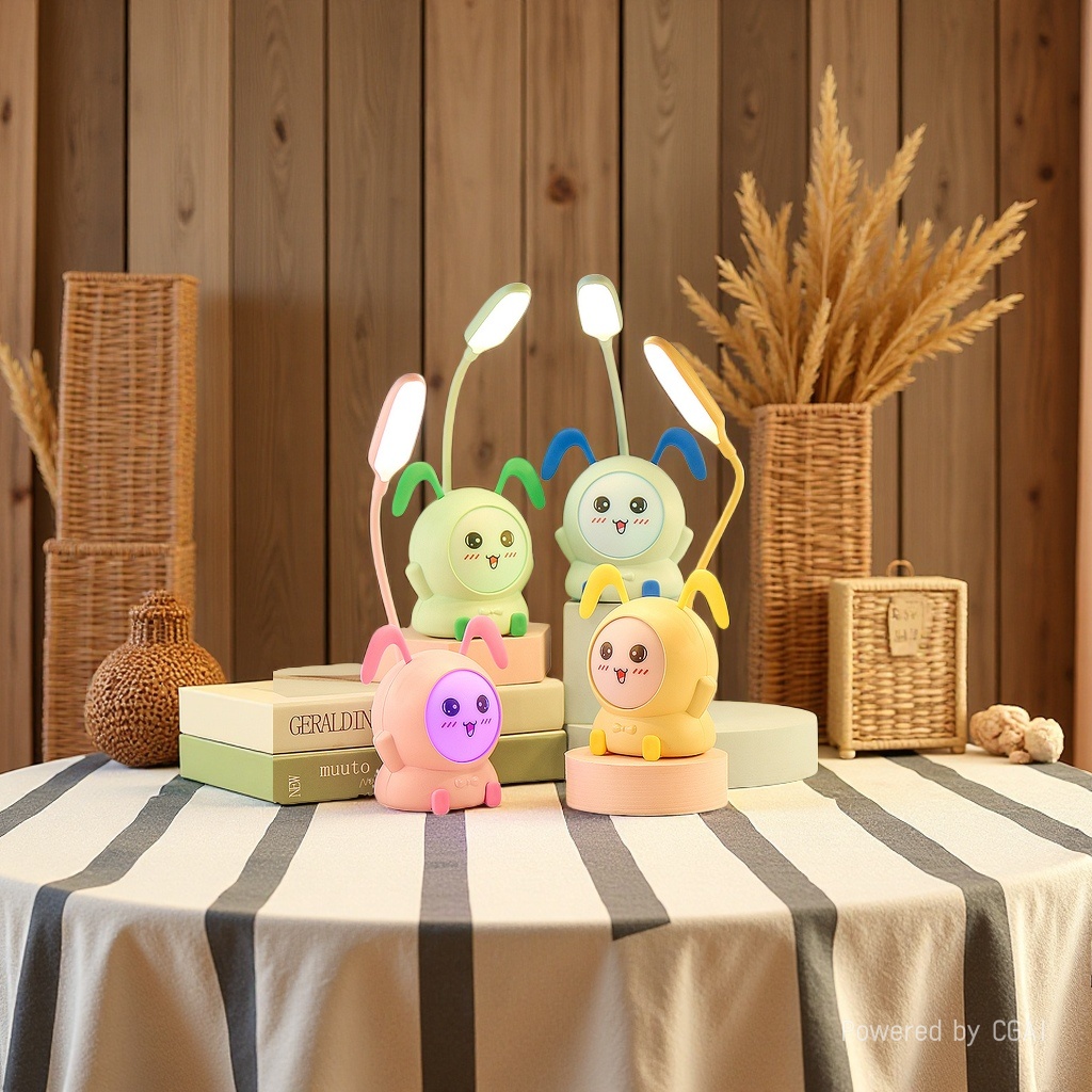 Cool Cool Lamp Handcrafted original colorful rabbit-shaped ceramic simulation animal wax table lamp Application Scenario