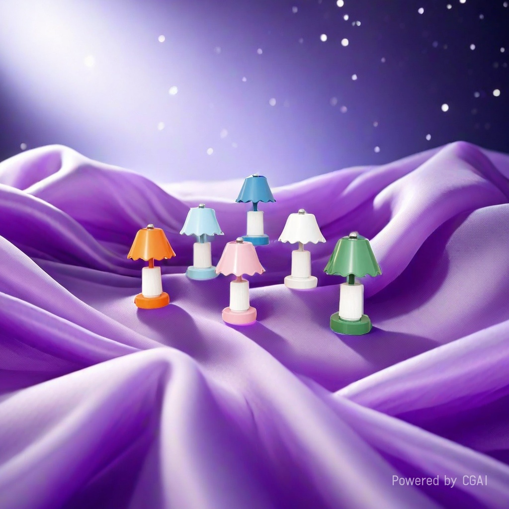 Handmade original ceramic wax table lamp, colorful decorative lamp, cool lamp, living room and bedroom atmosphere lamp Application Scenario