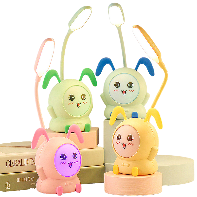 Cool Cool Lamp Handcrafted original colorful rabbit-shaped ceramic simulation animal wax table lamp Item Picture