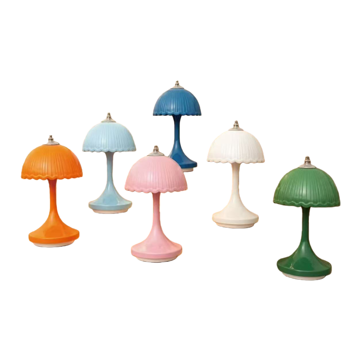 Ceramic bamboo woven creative desk lamp, colorful eye-protecting study lamp, home decoration desk lamp Item Picture