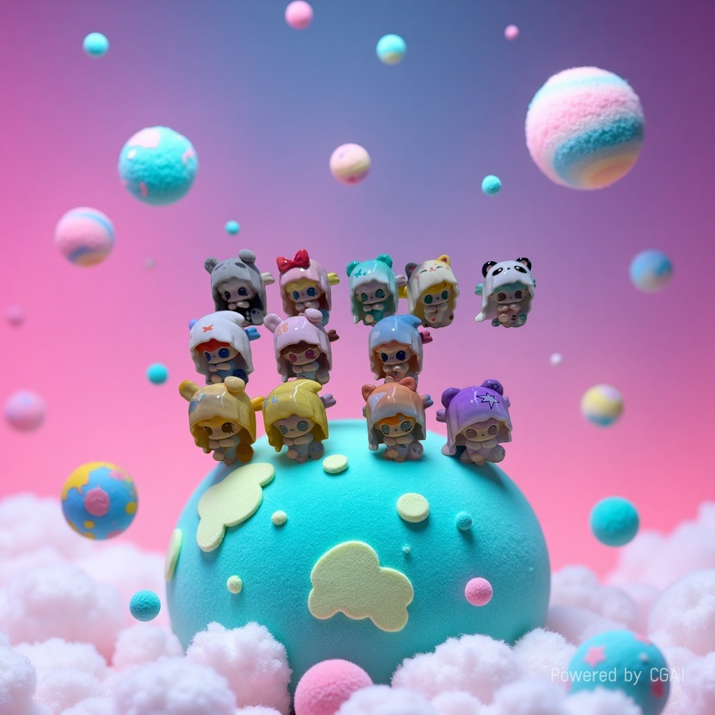 露露米LULUMI半糖舞会 系列迷你公仔盲盒手办细节图