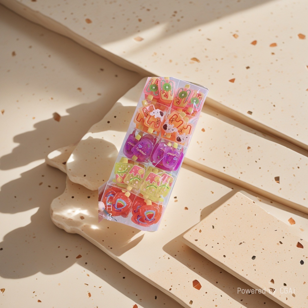 Original wholesale of children's popsicle-shaped cartoon hairpin accessories Application Scenario