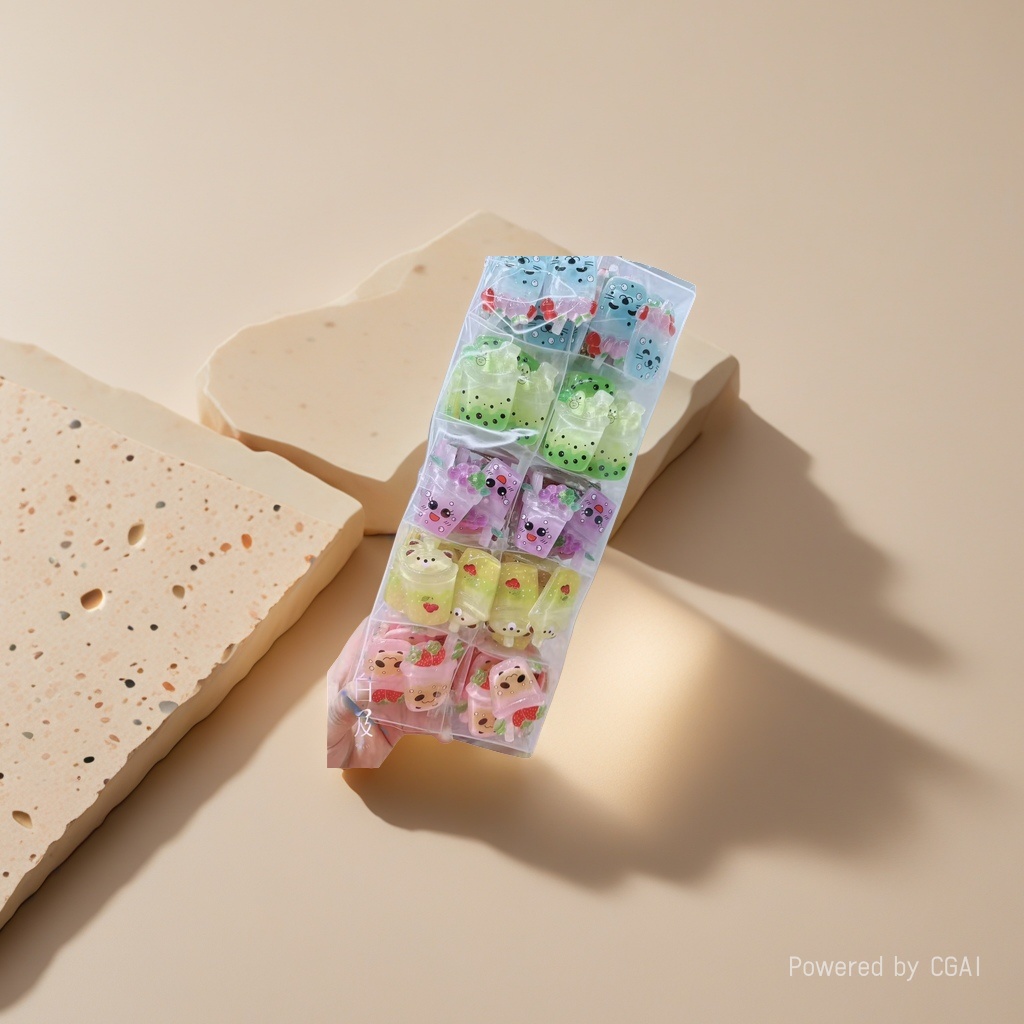 儿童彩色冰棒造型卡通发夹饰品原创饰品批发