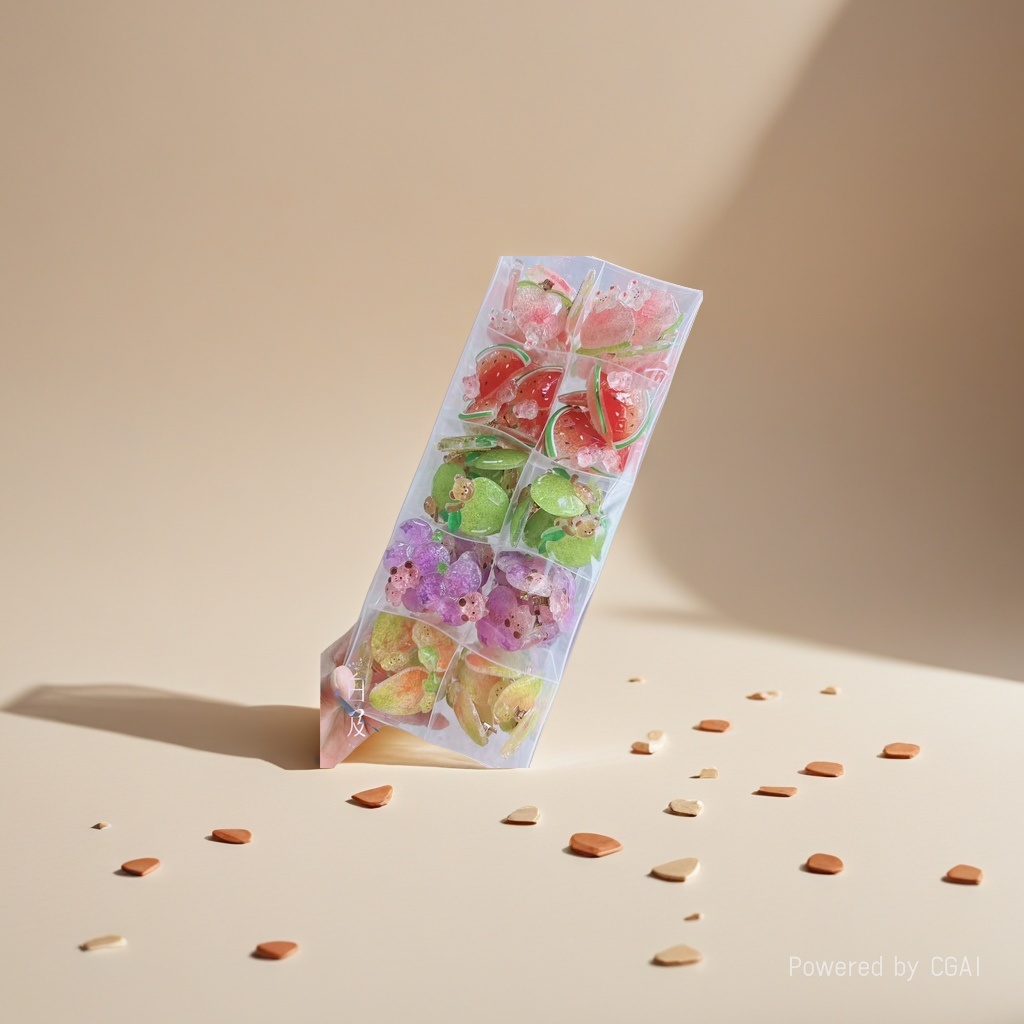 محفظة شعر فاكهة ملونة details Picture