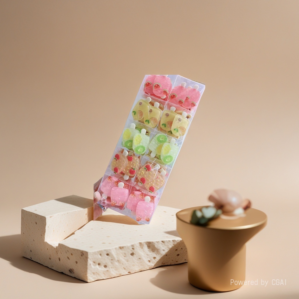Original children's popsicle-shaped cartoon hairpin accessories wholesale factory direct sales details Picture