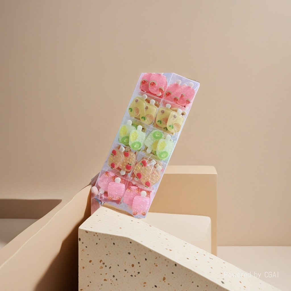 Original children's popsicle-shaped cartoon hairpin accessories wholesale factory direct sales Application Scenario