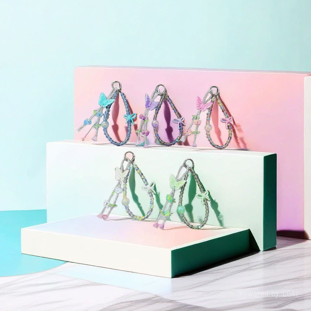 手链/玻璃手链/五彩绳/饰品/儿童手链产品图