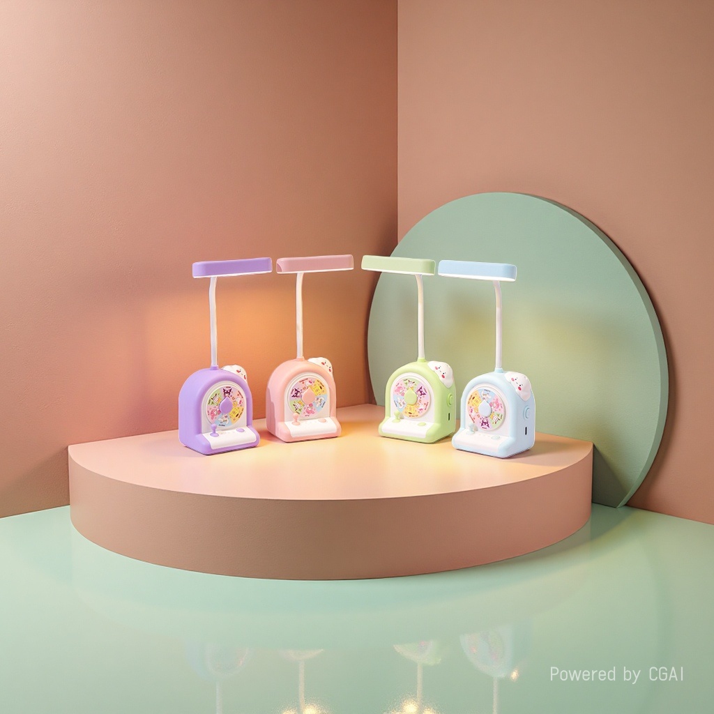 Cartoon table lamp, handcrafted original ceramic decorative table lamp, wax melting lamp details Picture
