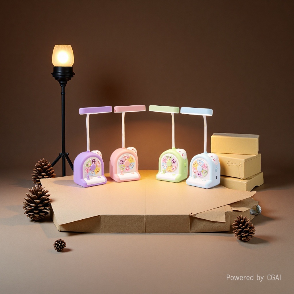 Cartoon table lamp, handcrafted original ceramic decorative table lamp, wax melting lamp Application Scenario