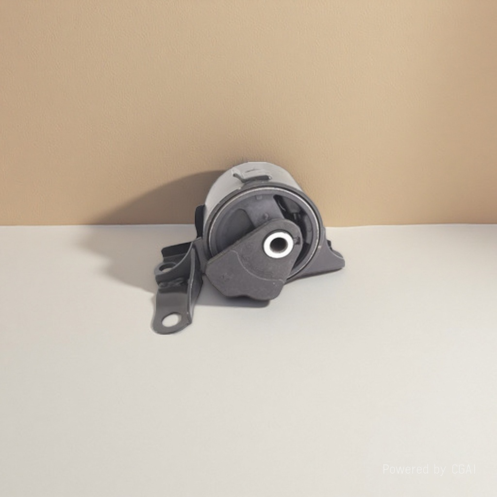The black engine mount is compatible with other engine systems, providing stable and durable support