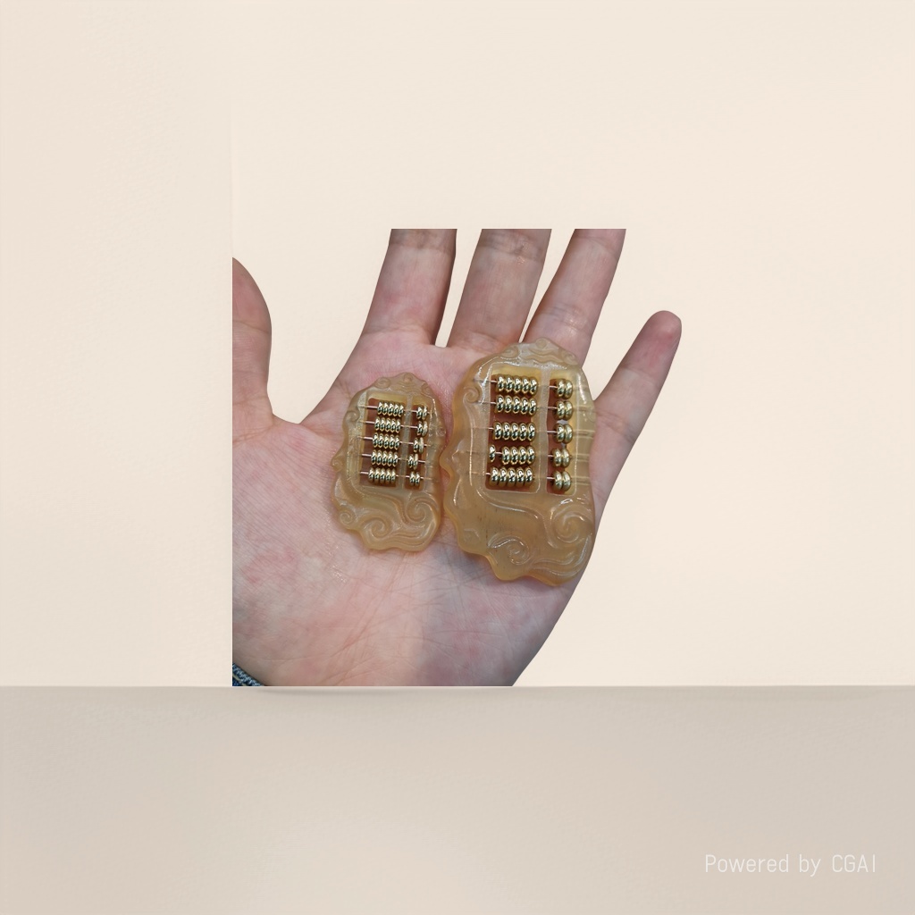 琥珀色玉质算盘挂件流苏骷髅头水滴不锈钢手链配件十二生肖水晶坠子
