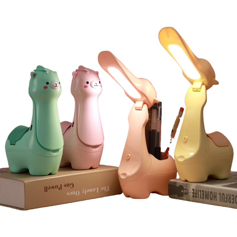 Cool Lamp, colorful cartoon animal ceramic decorative table lamp, handcrafted original wax melting lamp Item Picture