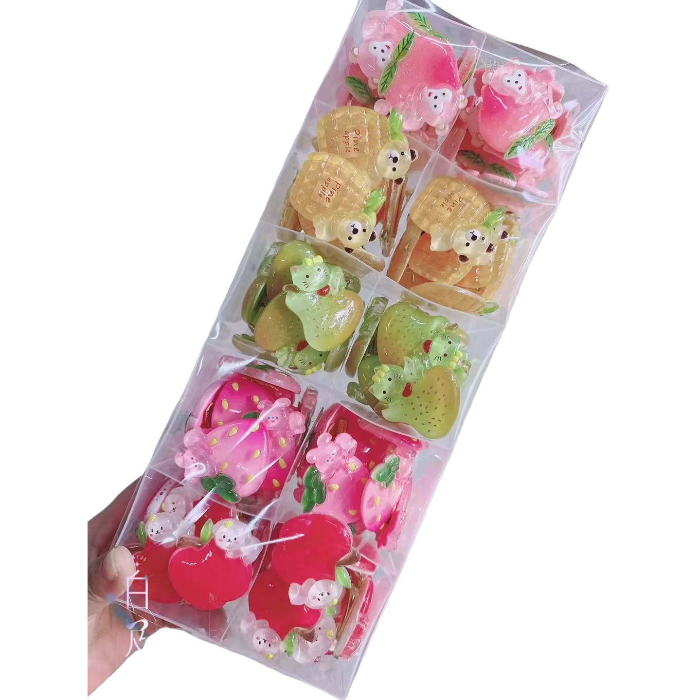 Colorful fruit-shaped gripper hair accessory set gripper hair accessory Item Picture