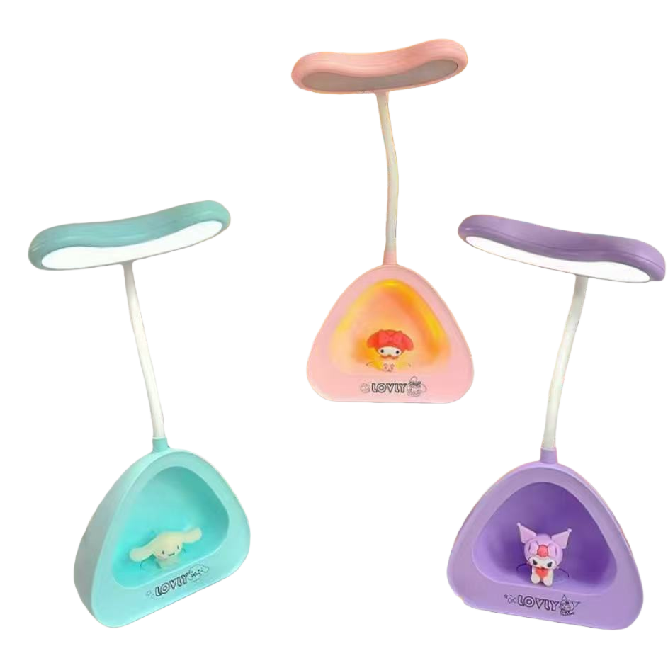 Cool Lamp Handcrafted original color triangular base ceramic wax melting table lamp Item Picture