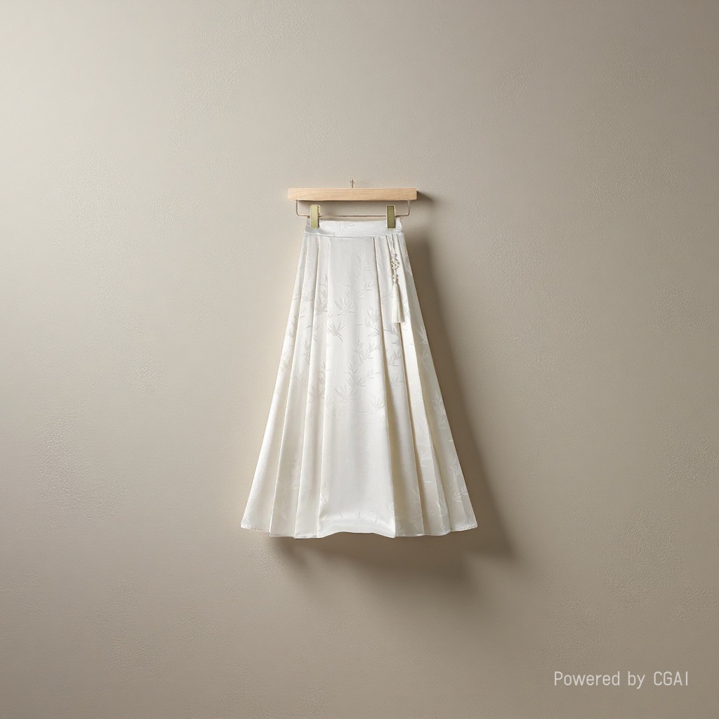 New summer 2024 Chinese-style skirt for women: High-waisted, slimming, jacquard A-line, versatile, new Chinese-style horse face skirt Application Scenario