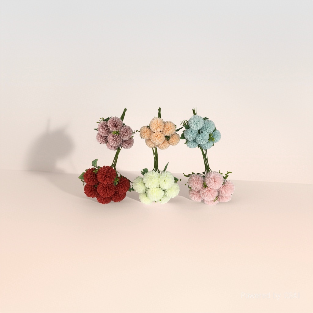 7-head hand-held bouquet of new dandelion artificial flowers Application Scenario