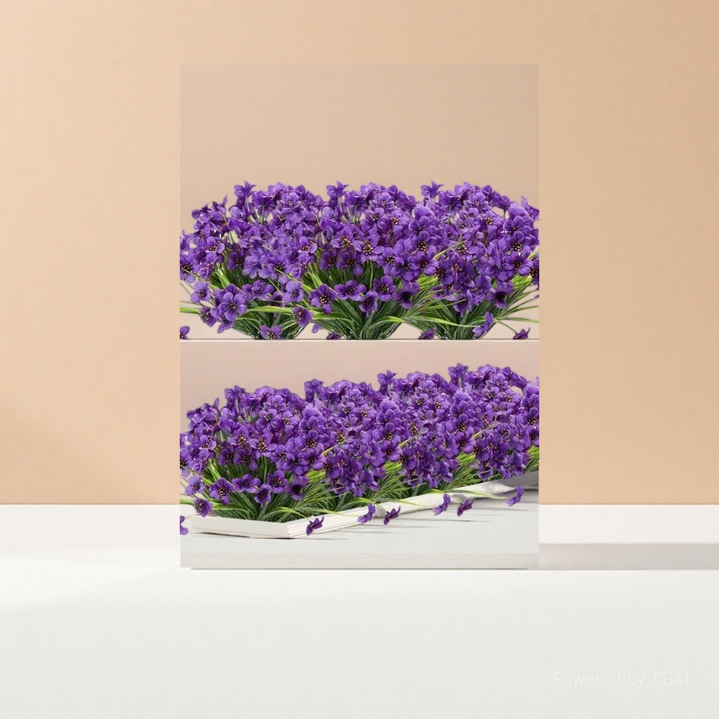 Red flower potted mint succulent green plant souvenir plant blind box Specification image