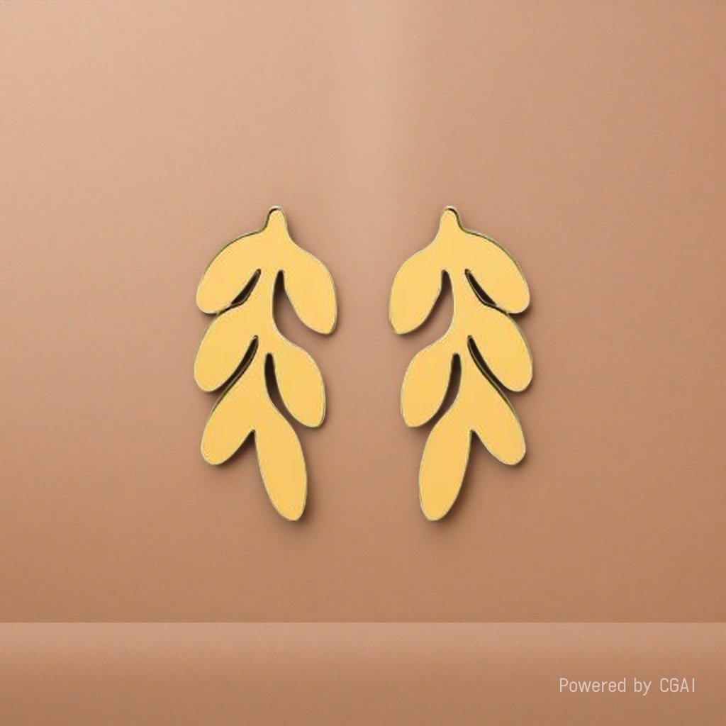 دبوس أذن بيولوجي لأذن مسمار من اللؤلؤ الذهبي Specification image