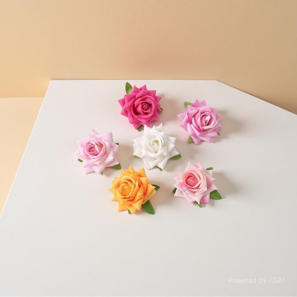Artificial roses, colored rose ornaments, perfumes, scented candles, artificial flowers, knitted decorations, lotus cultural and creative wedding products Application Scenario