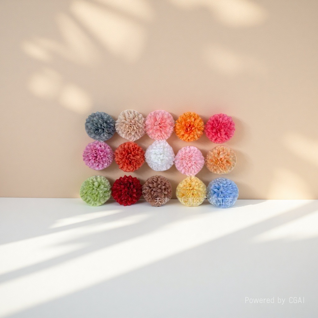 The flower buds of the rose and jasmine of the rose family of plants in the colorful ball flower category Application Scenario