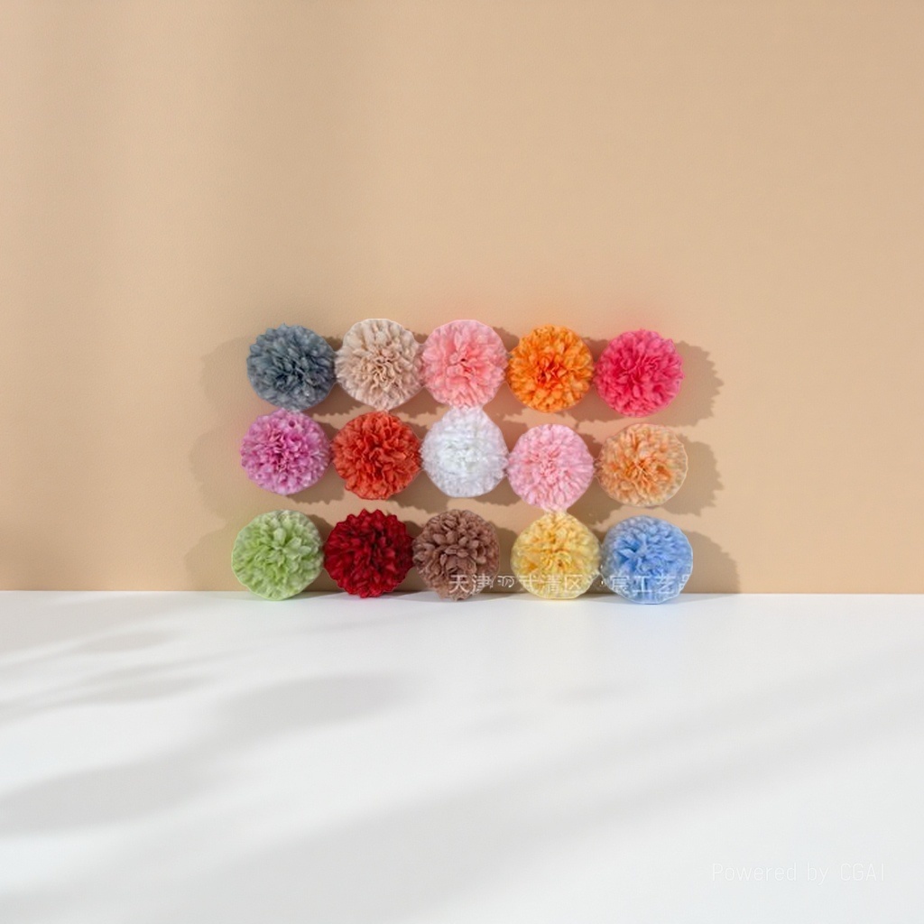 The flower buds of the rose and jasmine of the rose family of plants in the colorful ball flower category