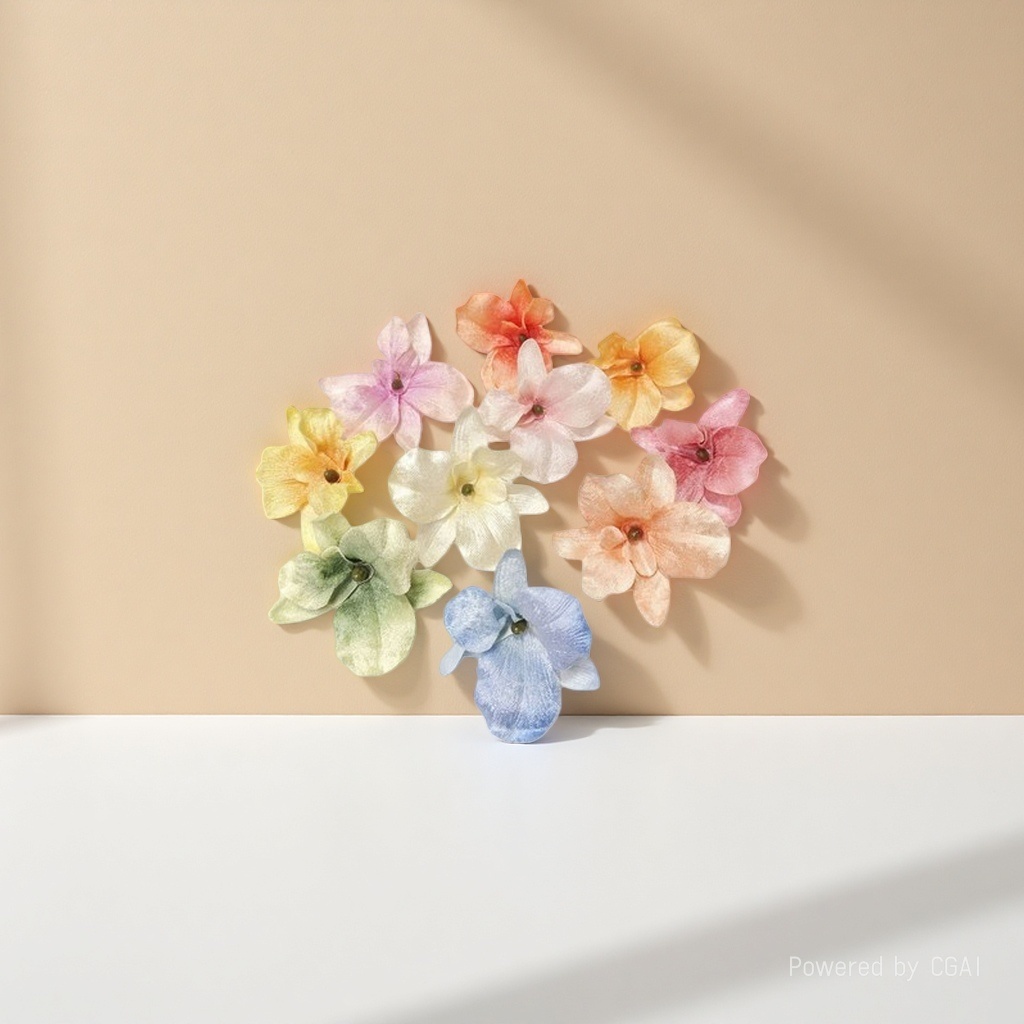 Plastic foam artificial flower stem and artificial flower accessory set Application Scenario