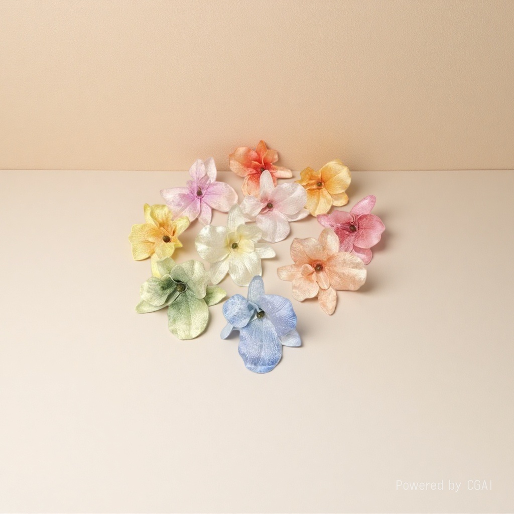 Plastic foam artificial flower stem and artificial flower accessory set details Picture