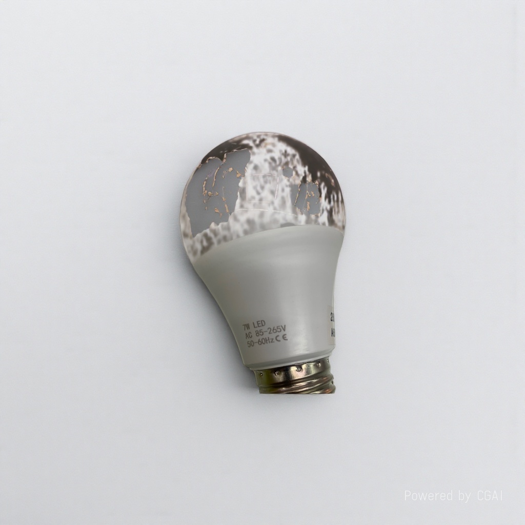 Us-grade LED bulb, white smart color-changing energy-saving bulb, 400W, 50W
