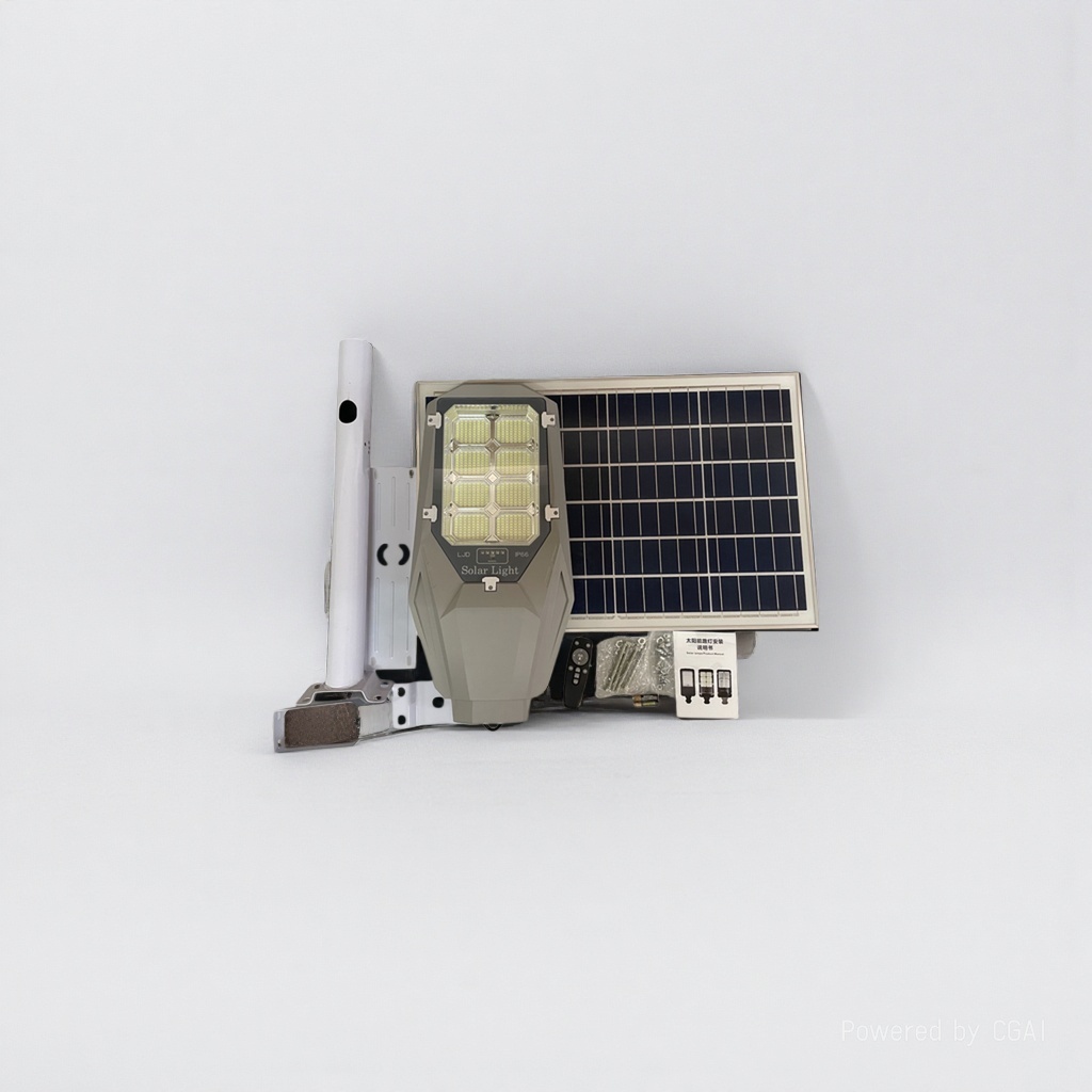 便携式太阳能照明灯带太阳能板庭院灯200w