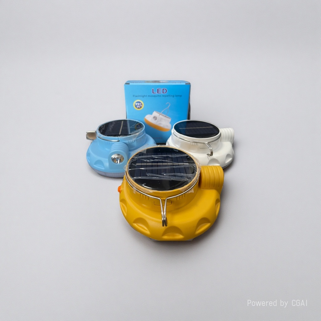 Solar-powered portable mosquito repellent lamp, camping lamp details Picture