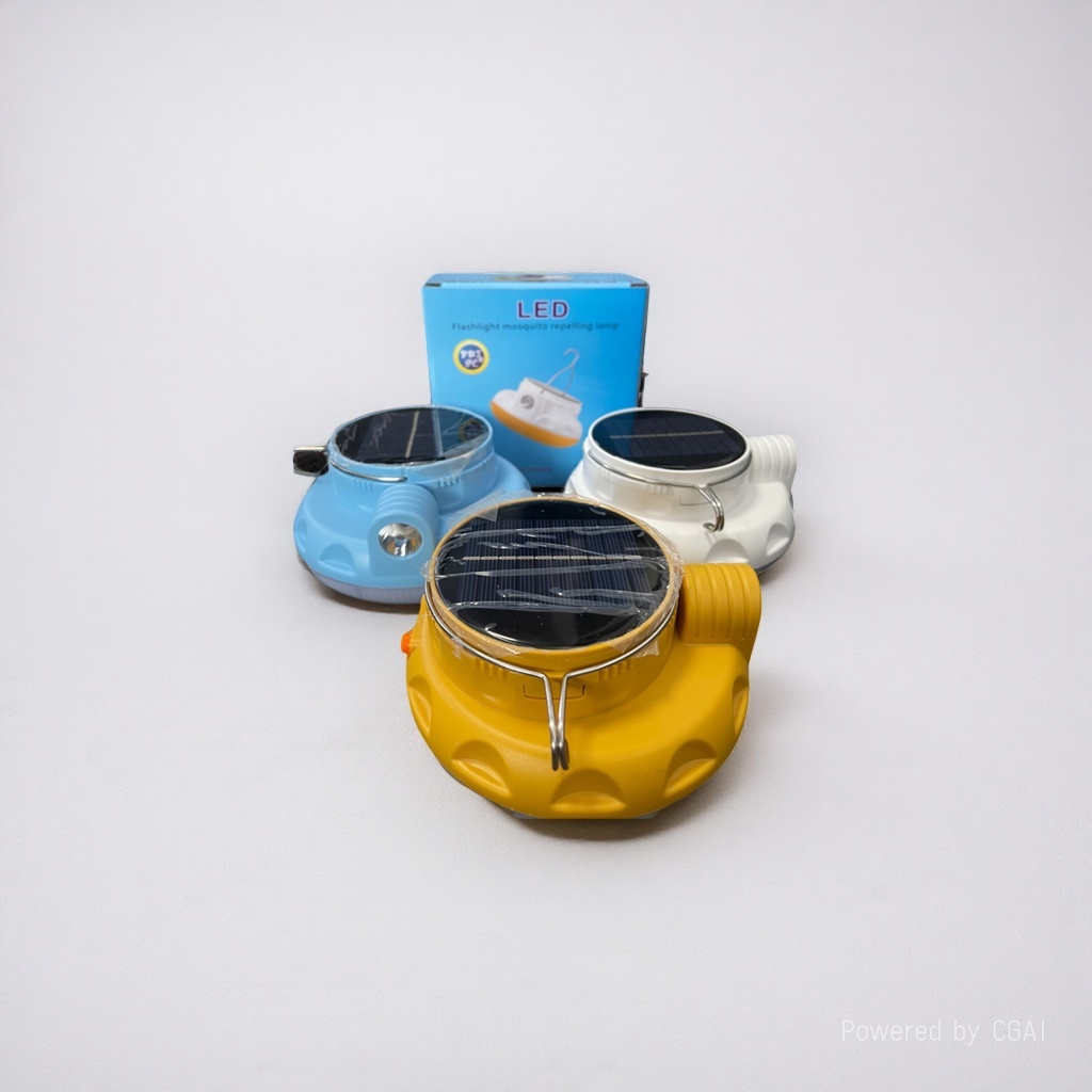 Solar-powered portable mosquito repellent lamp, camping lamp Specification image