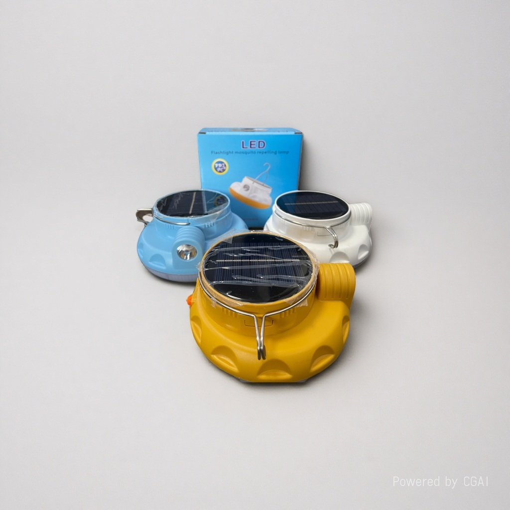Solar-powered portable mosquito repellent lamp, camping lamp Application Scenario