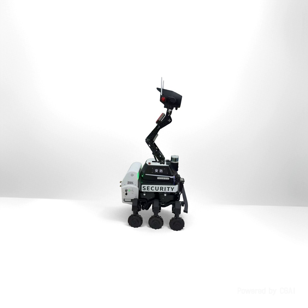 ANDI安保机器人3C智能机器人黑色安防巡逻AI玩具智能机器人