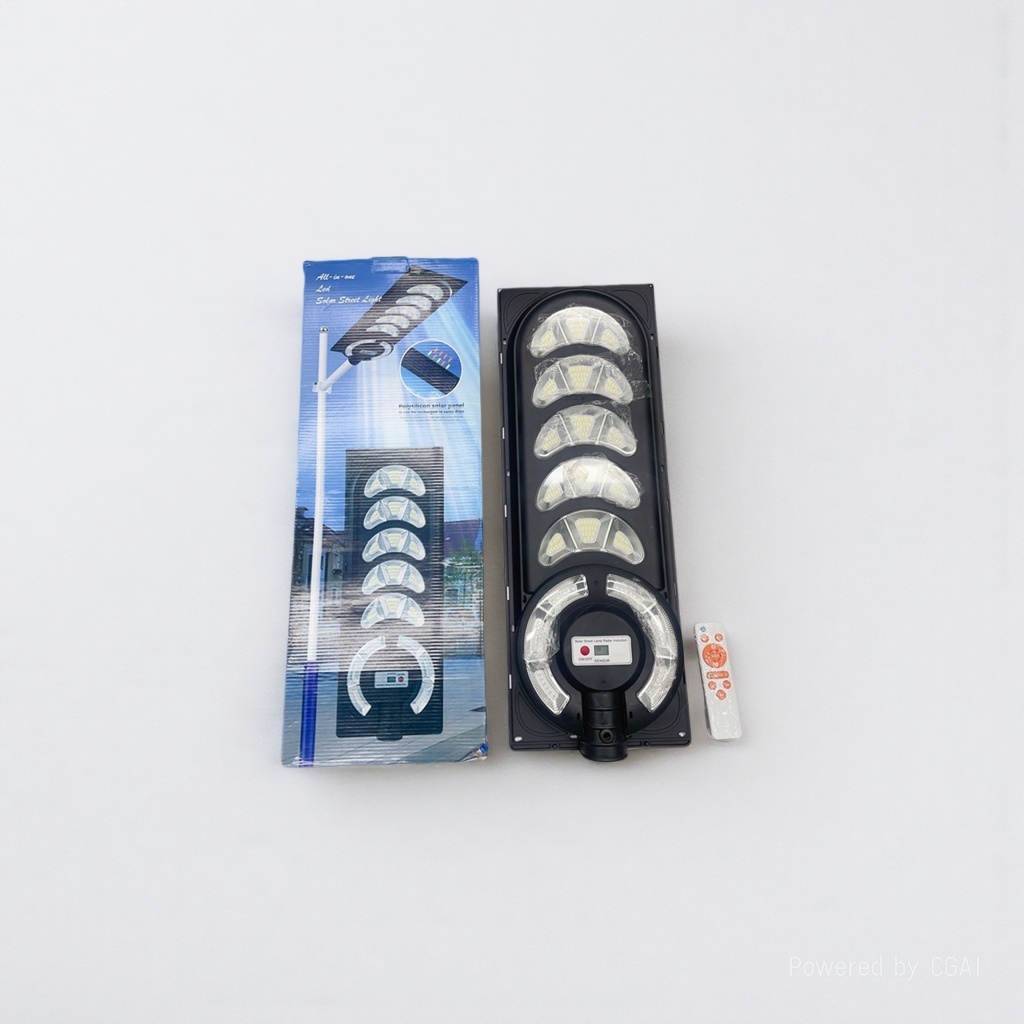 黑色太阳能LED厨卫灯衣柜长条灯带遥控器音响灯具