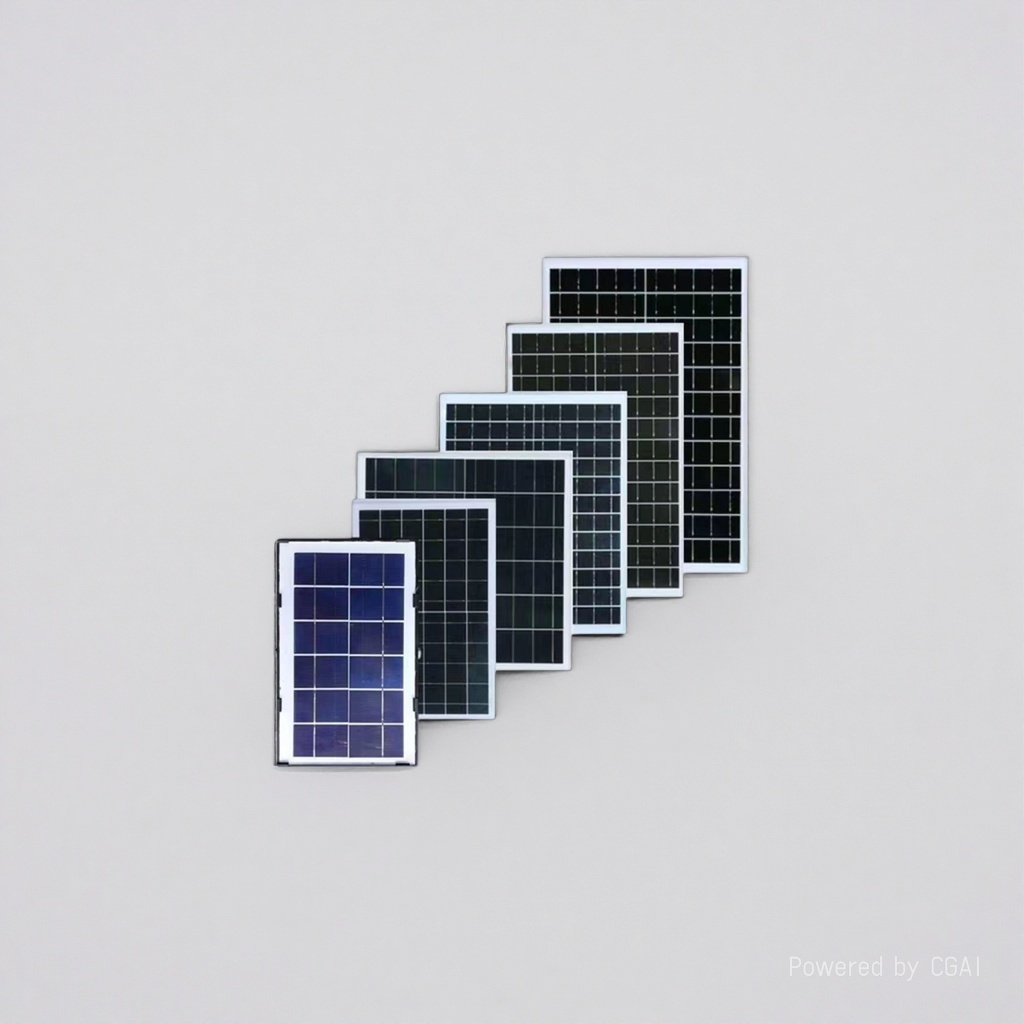 A variety of solar panels, photovoltaic modules, solar panels and solar lamps are used in combination Specification image