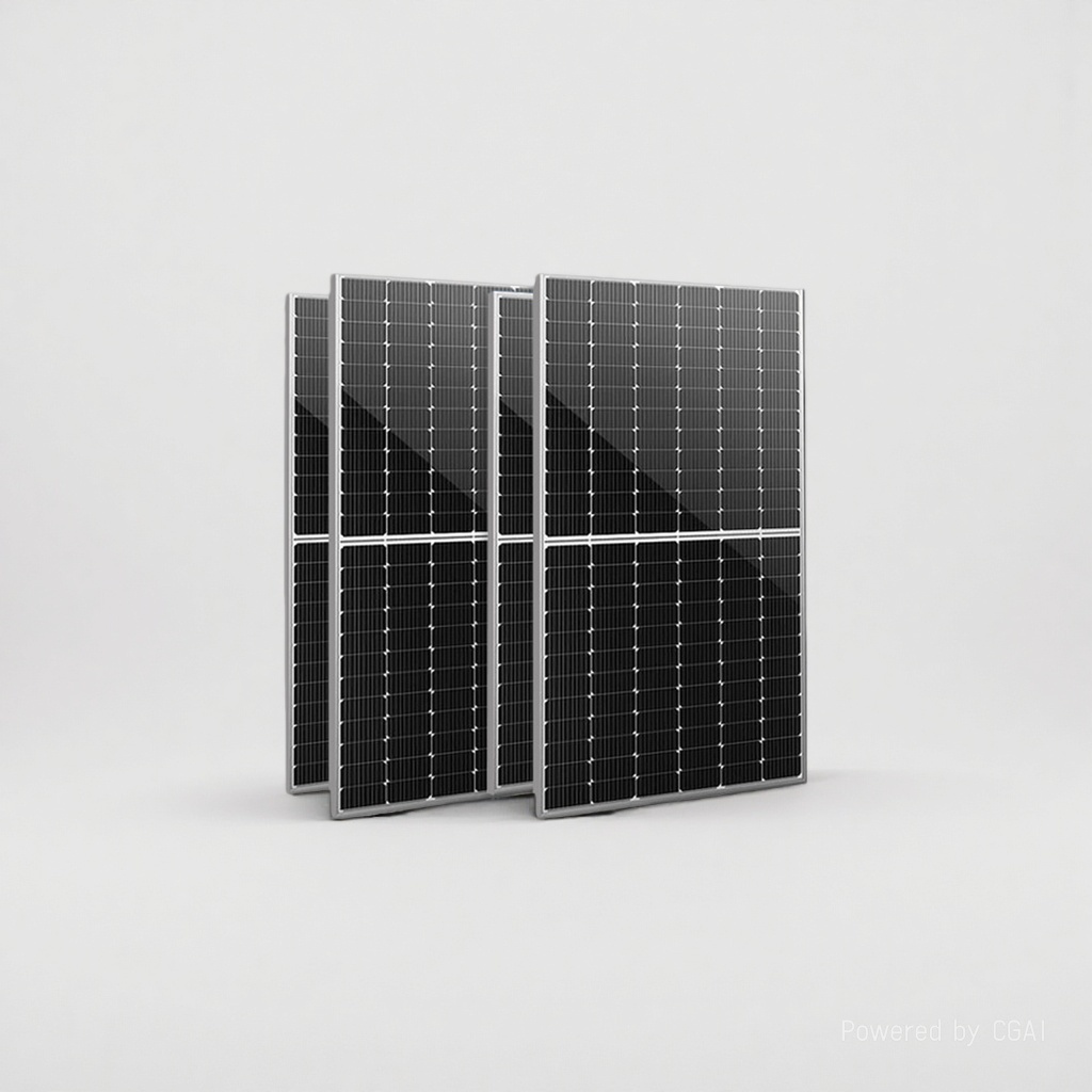 Чёрная фотоэлектрическая плита 12V с подсветкой для солнечных батарей Specification image