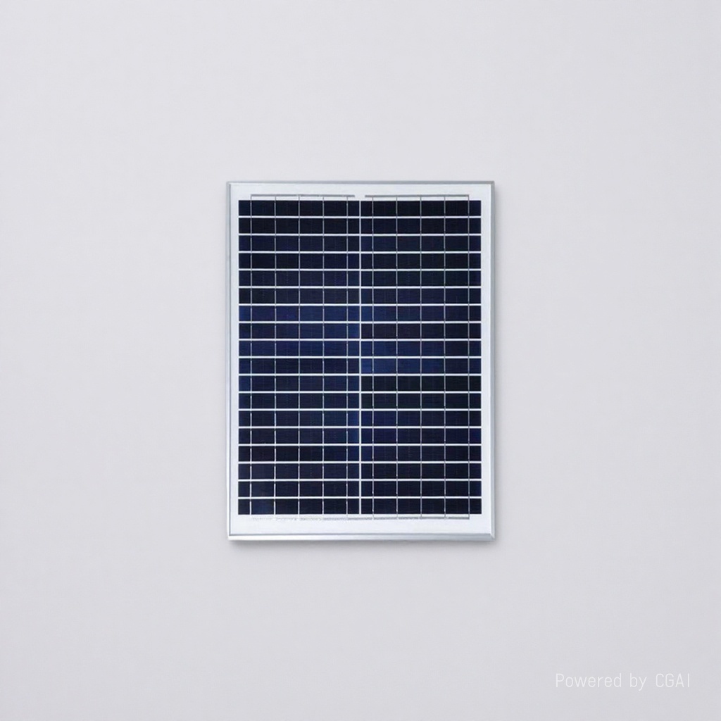 Dark blue rectangular frame white solar panel 350mm×450mm photovoltaic module details Picture