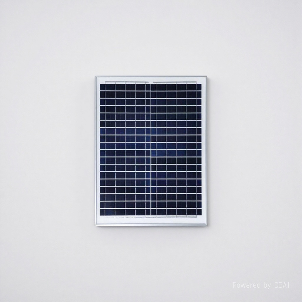 Dark blue rectangular frame white solar panel 350mm×450mm photovoltaic module Specification image