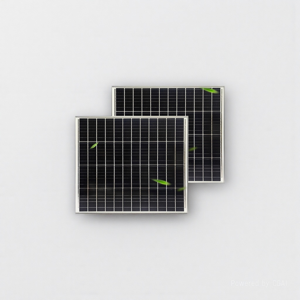 黑色单晶硅太阳能光伏板组件 12V 高效转换户外庭院灯专用