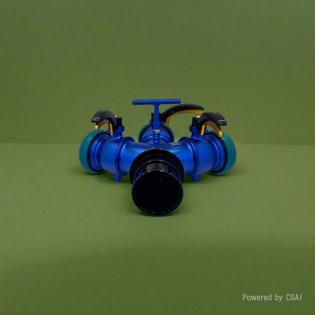 消防分水器防漏超轻锻造三分水器 （80内扣）