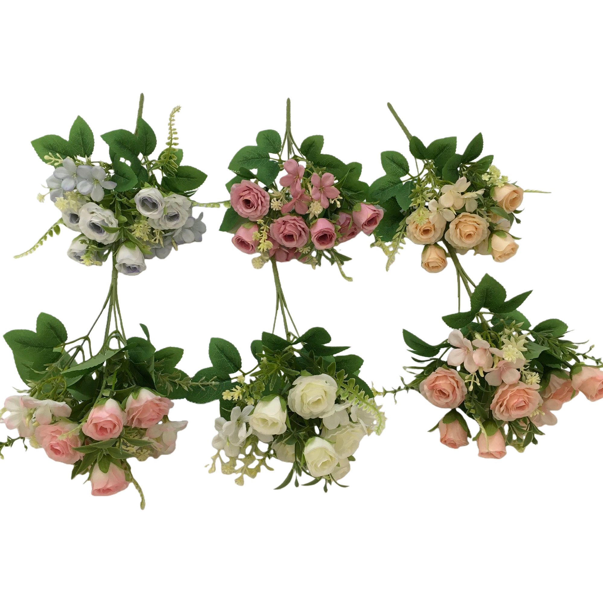 وغرفة المعيشة مزخرفة بالزهور المزيفة، حيث تُوضع لوحات زهور بخمسة أشواك Item Picture