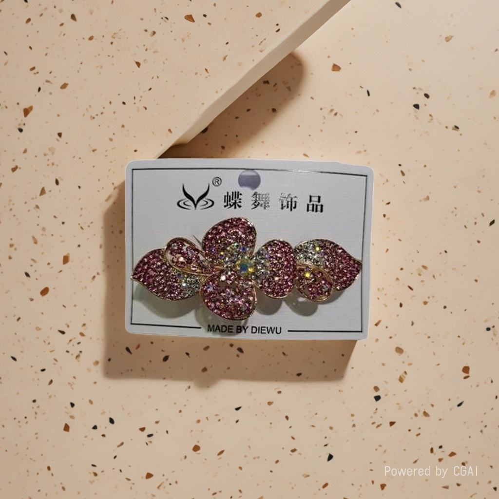 流行饰品多款多色彩钻六公分金底