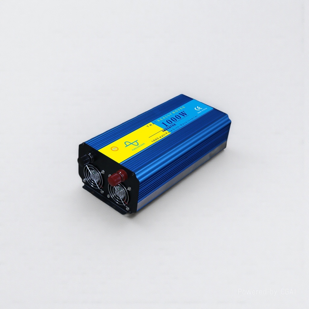 POWMR蓝色逆变电源锂电池一体机inverter 逆变器12V转220V