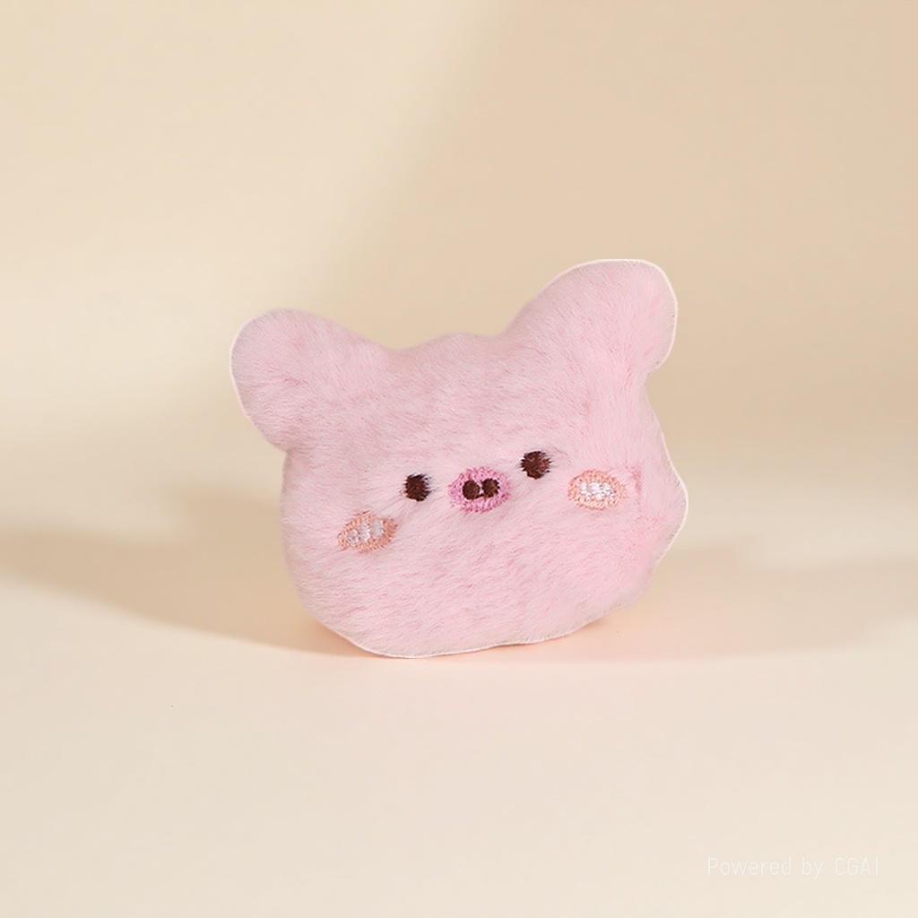 Pink plush pig-shaped cartoon accessory Application Scenario