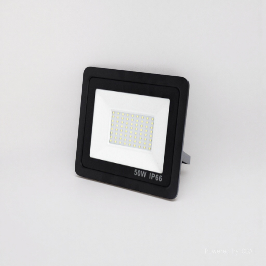 Yaming black square LED floodlight, 300W solar lighting lamp, signboard surveillance light Application Scenario