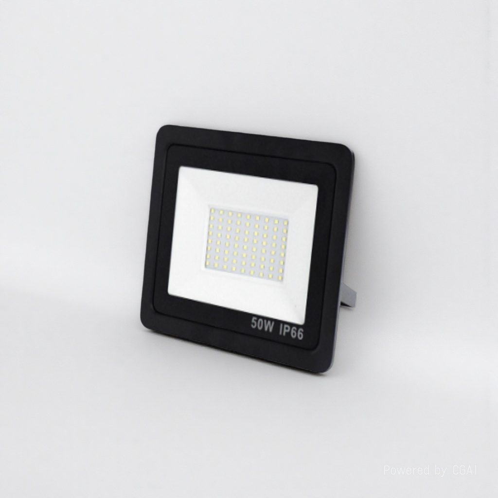 Yaming black square LED floodlight, 300W solar lighting lamp, signboard surveillance light