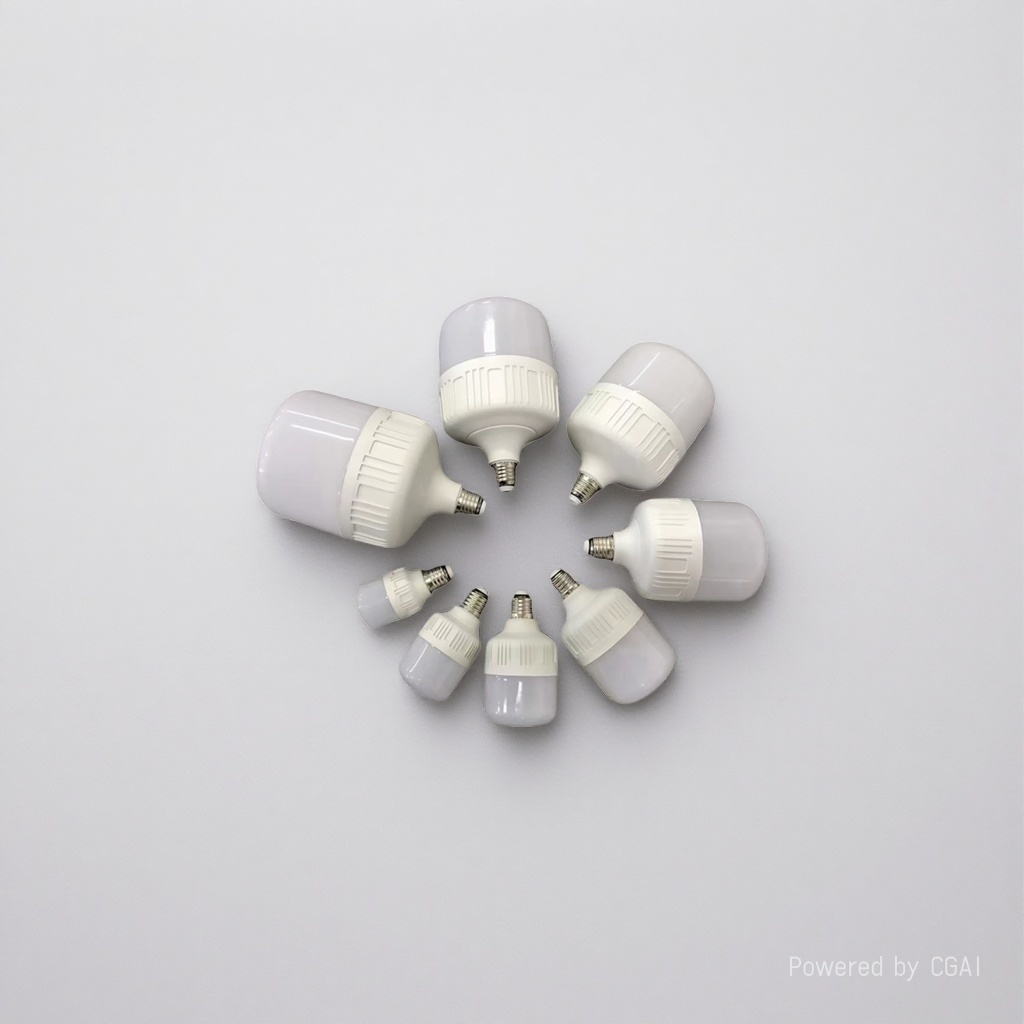 Us-grade white LED bulb smart color-changing energy-saving bulb 400W - 50W, compatible with E26 lamp socket details Picture