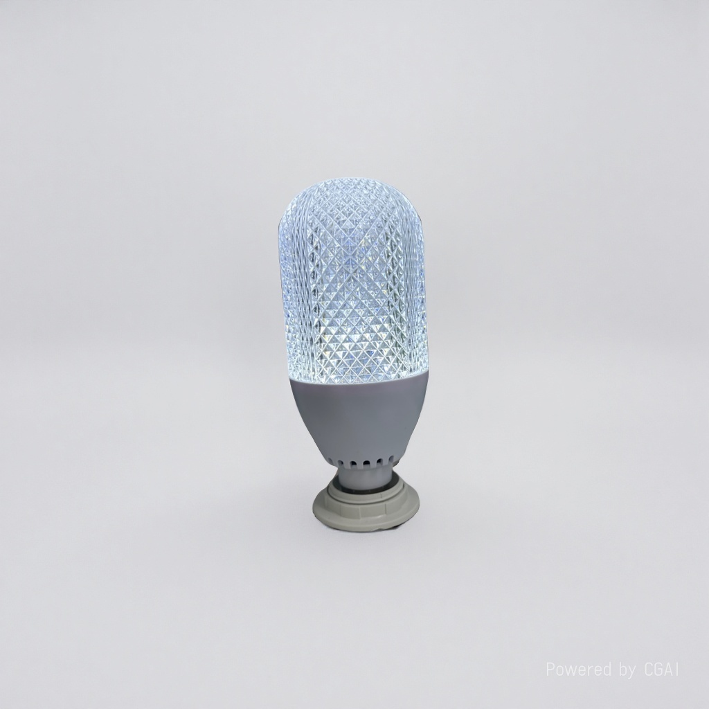 Transparent diamond-patterned LED music bulbs and other LED light sources details Picture