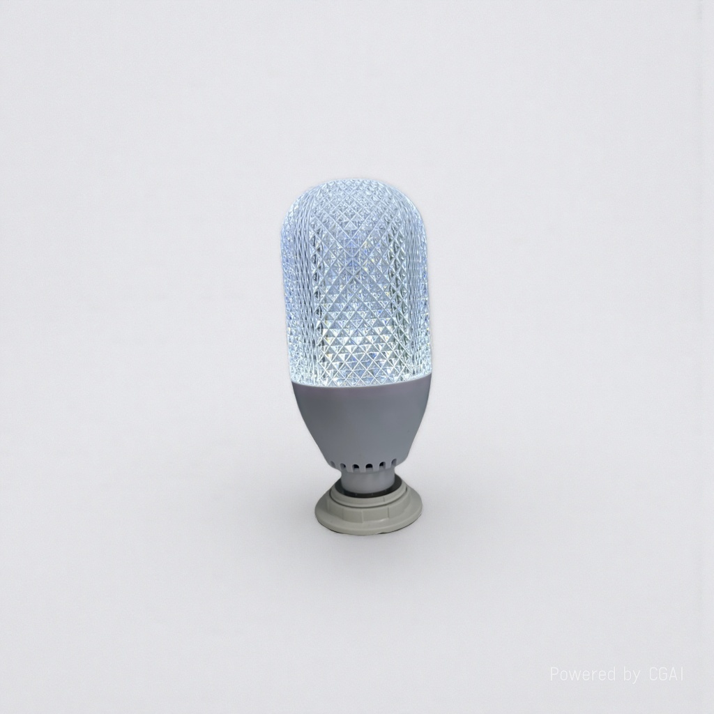 Transparent diamond-patterned LED music bulbs and other LED light sources Application Scenario