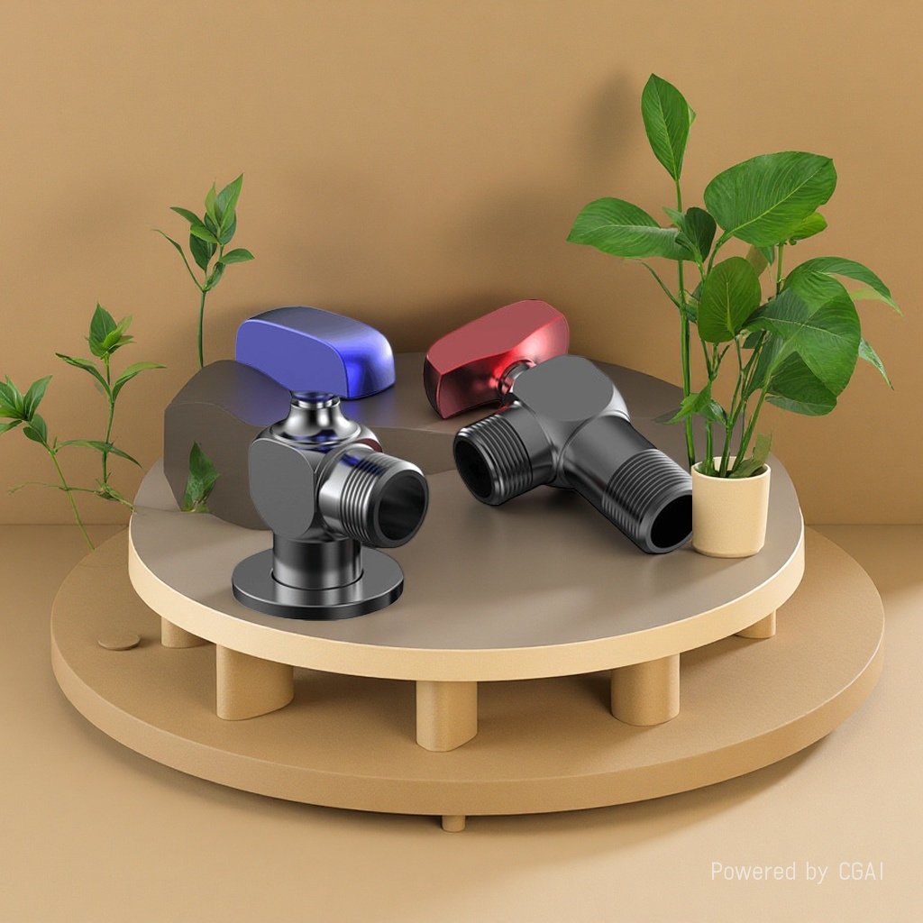 蓝色红色手柄黄铜球阀全开球形阀芯大流量轴承铜阀门